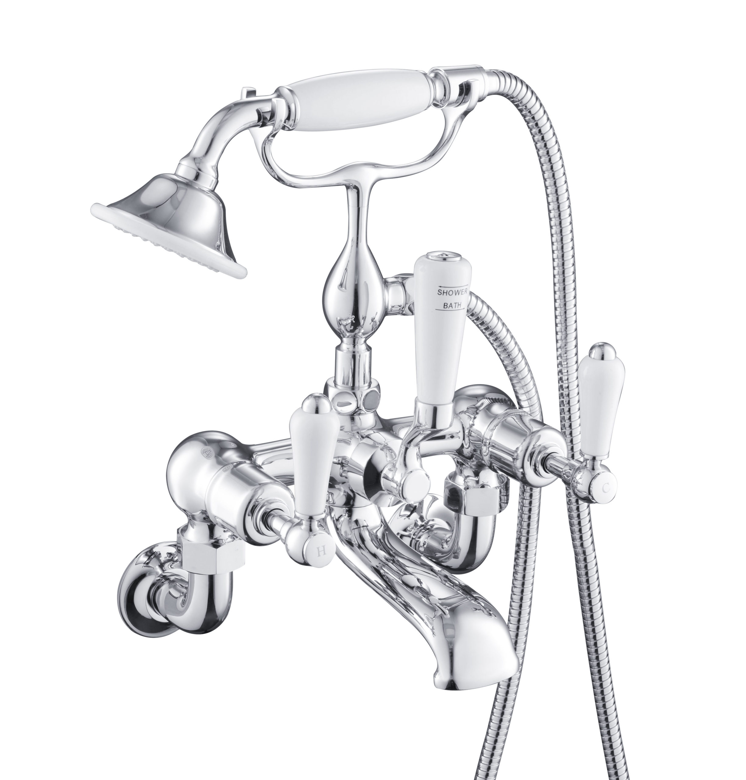 JTP - Bath Shower Mixer Wall Mounted with Kit