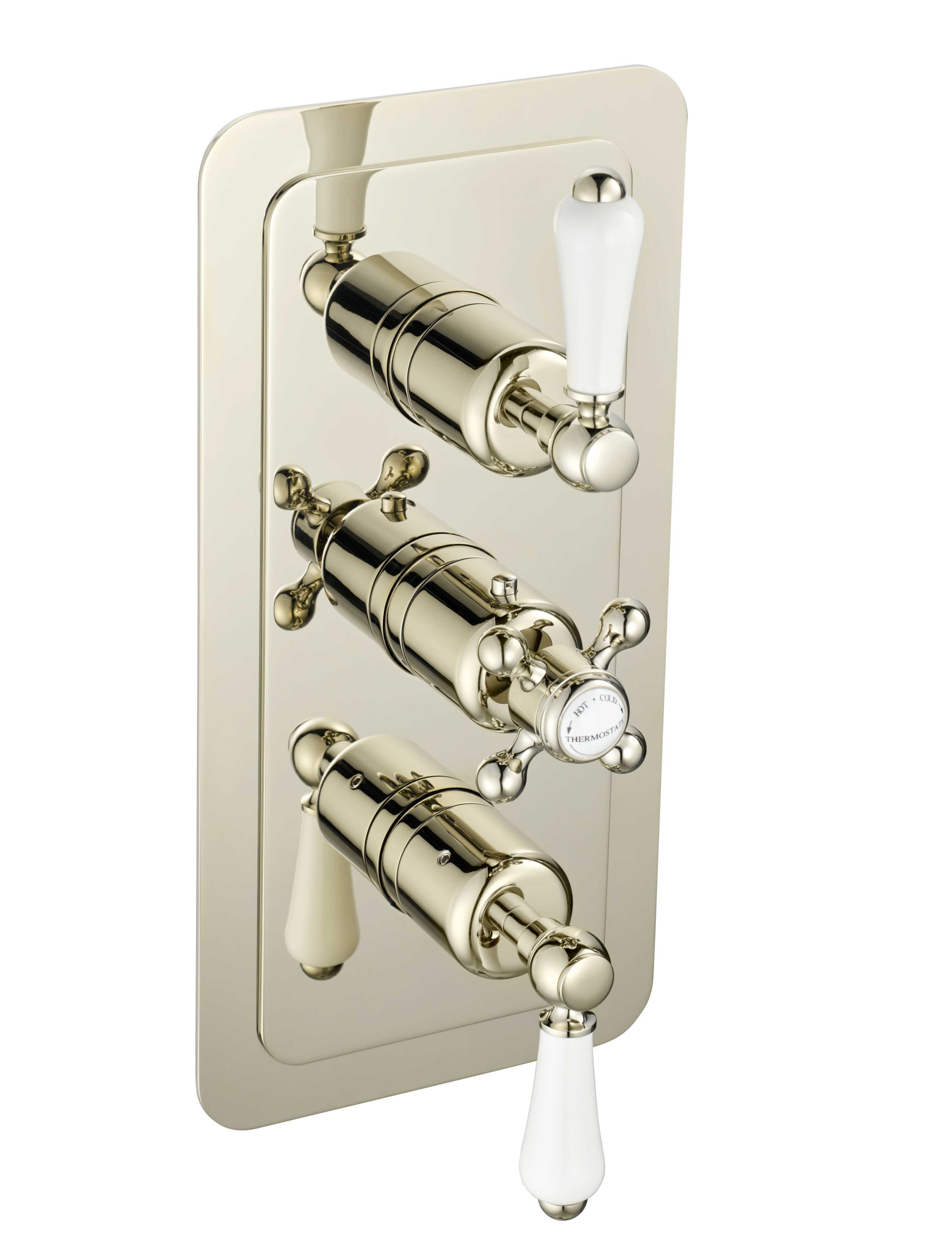 JTP - Grosvenor Lever Thermostatic 3 Outlet Shower Valve