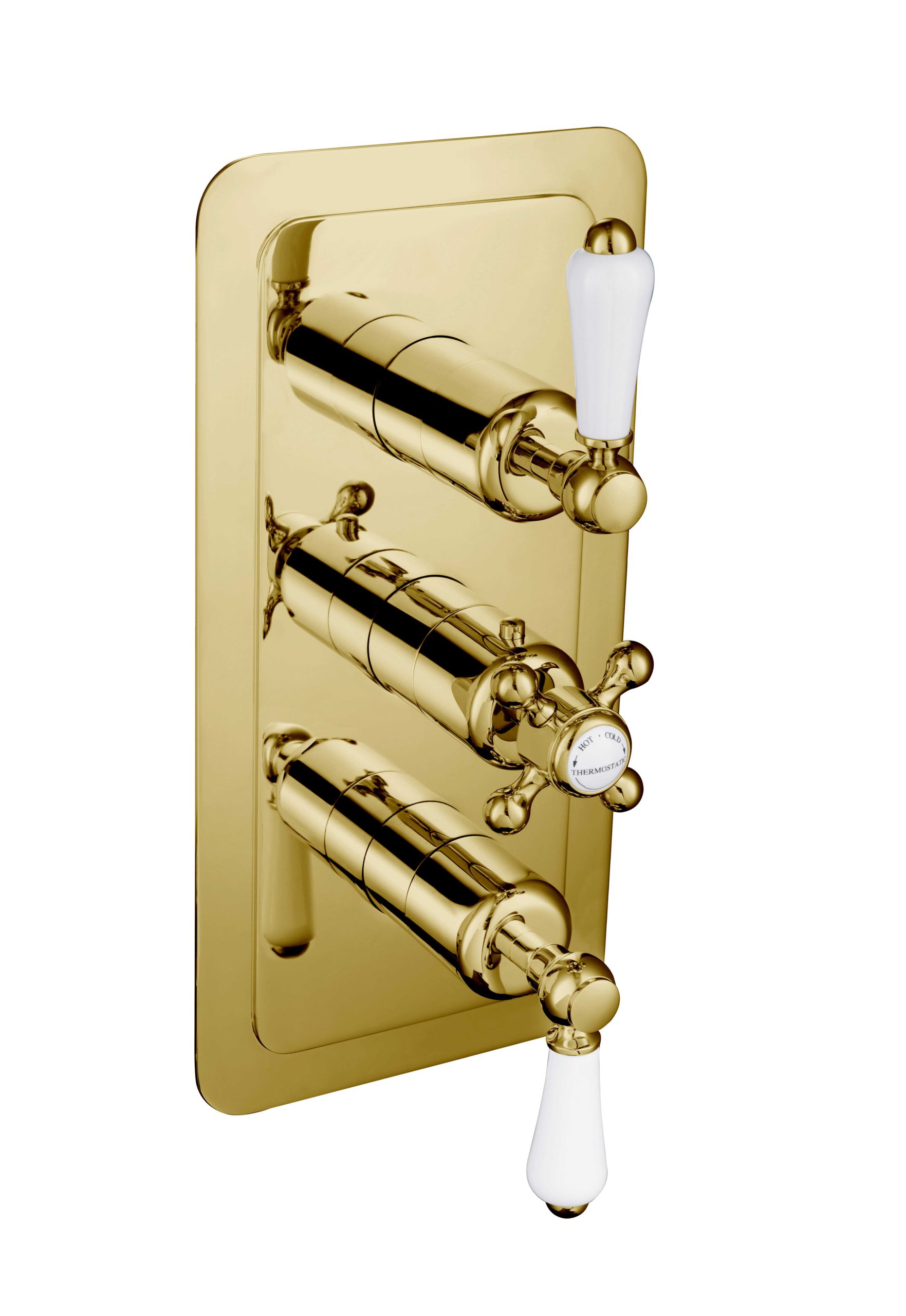 JTP - Grosvenor Lever Thermostatic 3 Outlet Shower Valve
