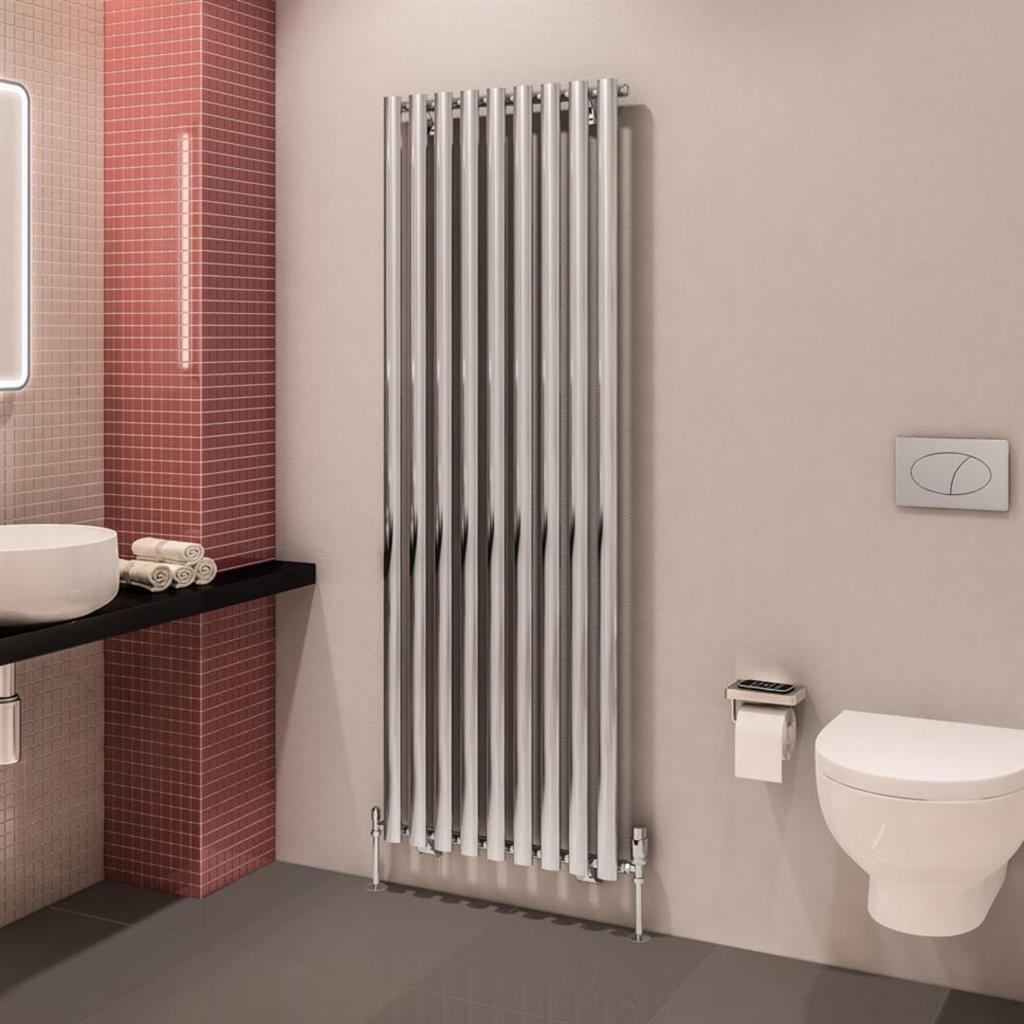 Tunstall 1800 x 630 Radiator Chrome