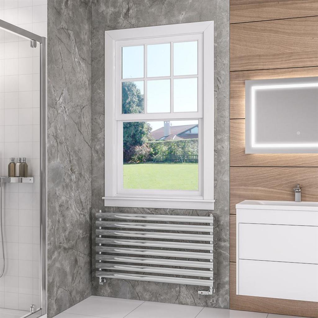 Tunstall 560 x 1000 Towel Rail Chrome