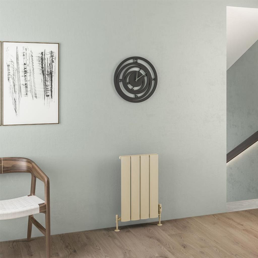 Malmesbury 600 x 375 Aluminium Radiator Matt Cappuccino