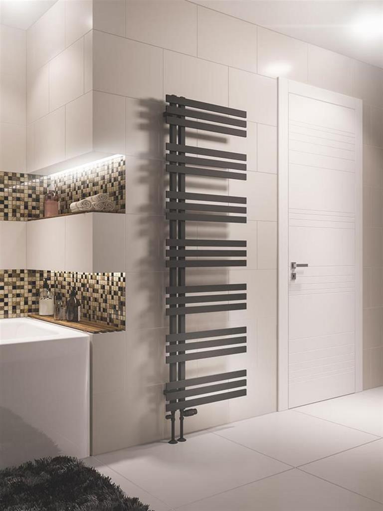 Hurley 1800 x 600 Towel Rail Matt Anthracite