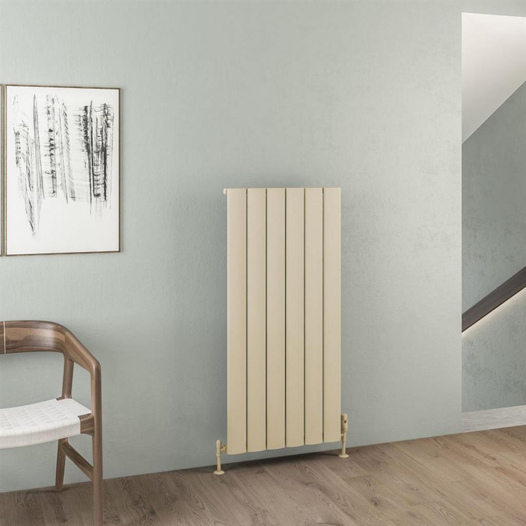 Malmesbury 1200 x 565 Aluminium Radiator Matt Cappuccino