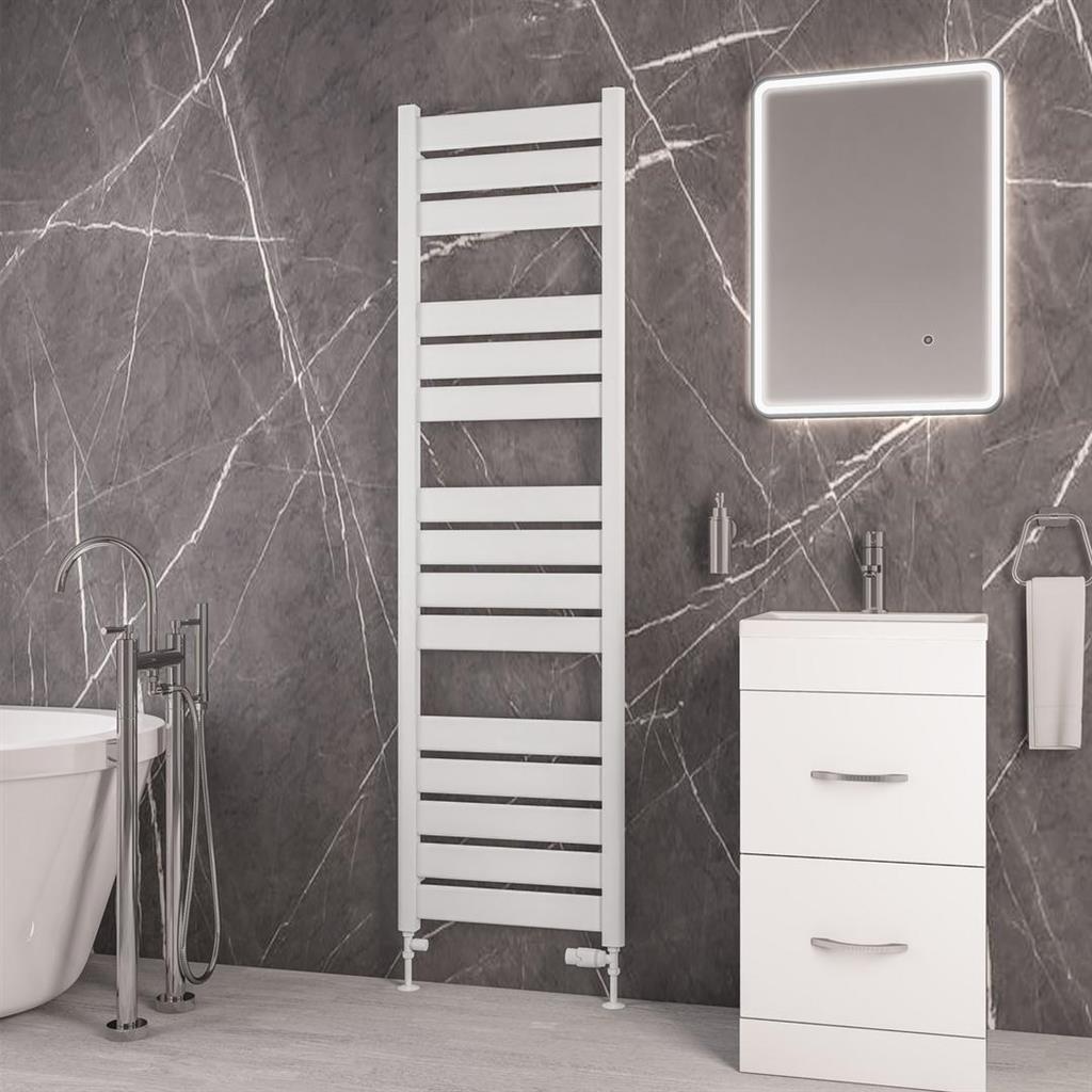 Santero 1800 x 500mm Towel Rail Gloss White
