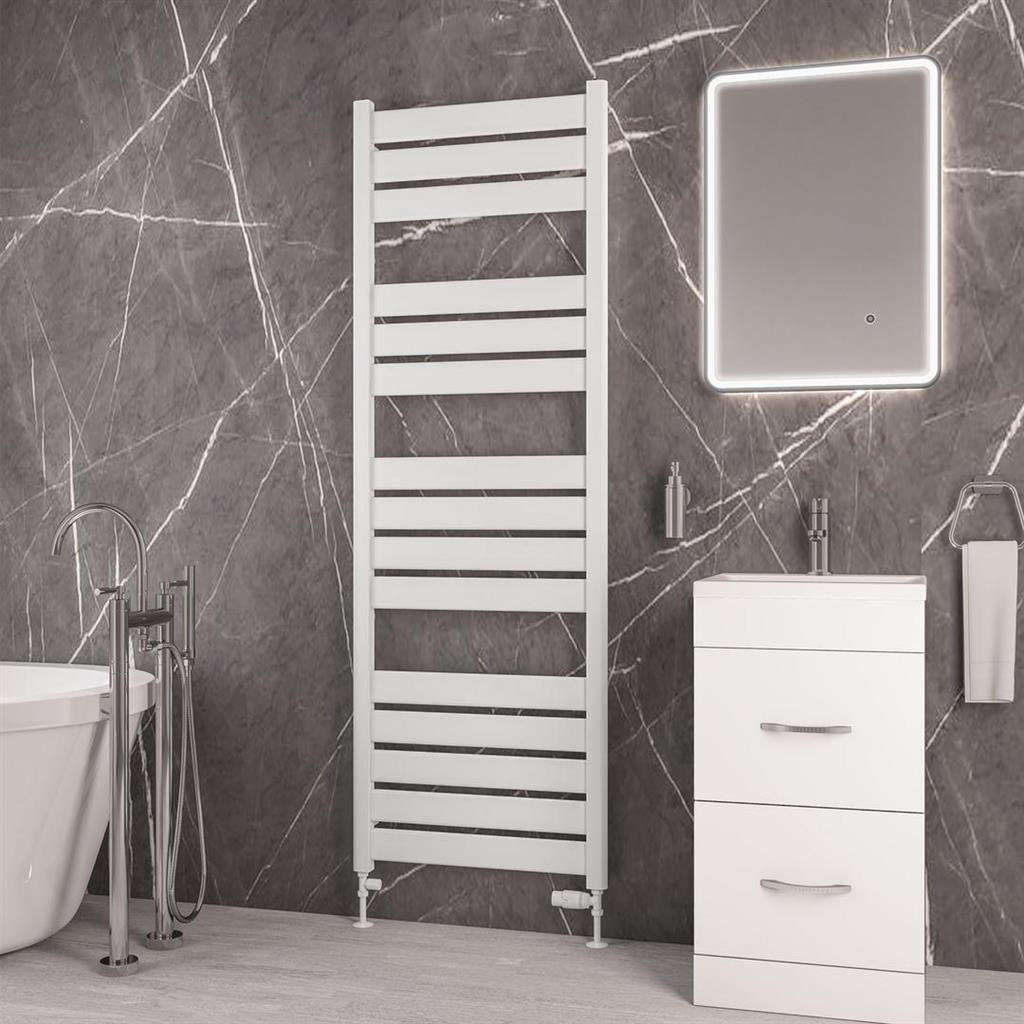 Santero 1800 x 600mm Towel Rail Gloss White