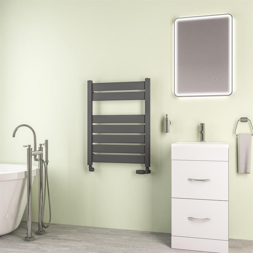 Santero 800 x 600mm Towel Rail Matt Anthracite