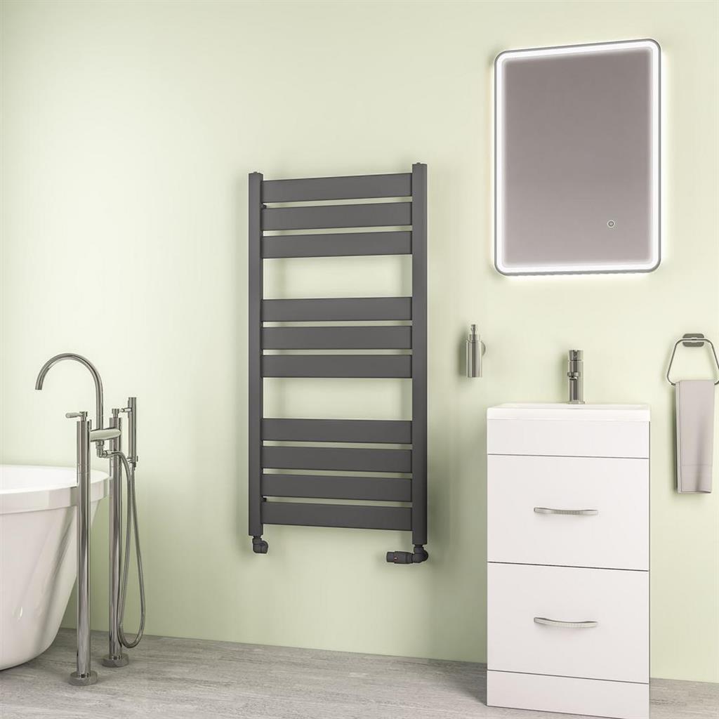 Santero 1200 x 600mm Towel Rail Matt Anthracite