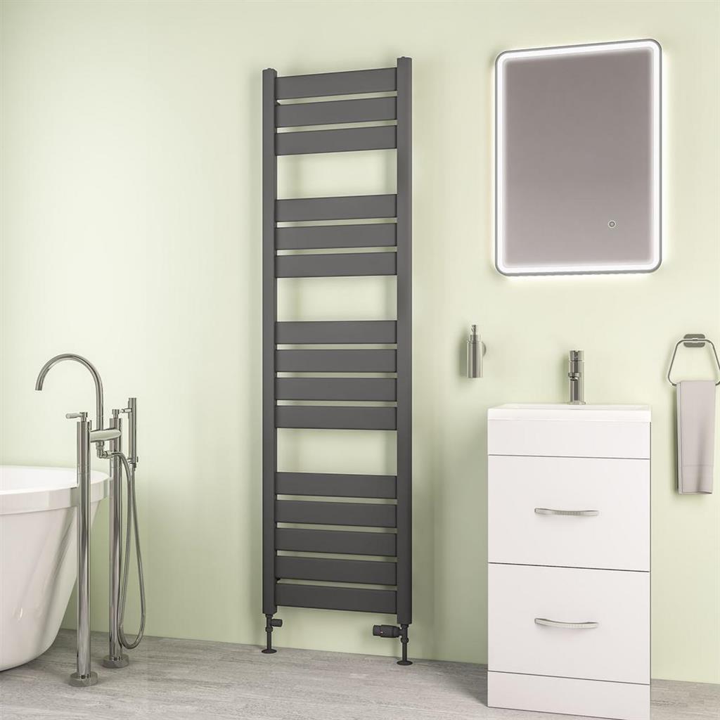 Santero 1800 x 500mm Towel Rail Matt Anthracite
