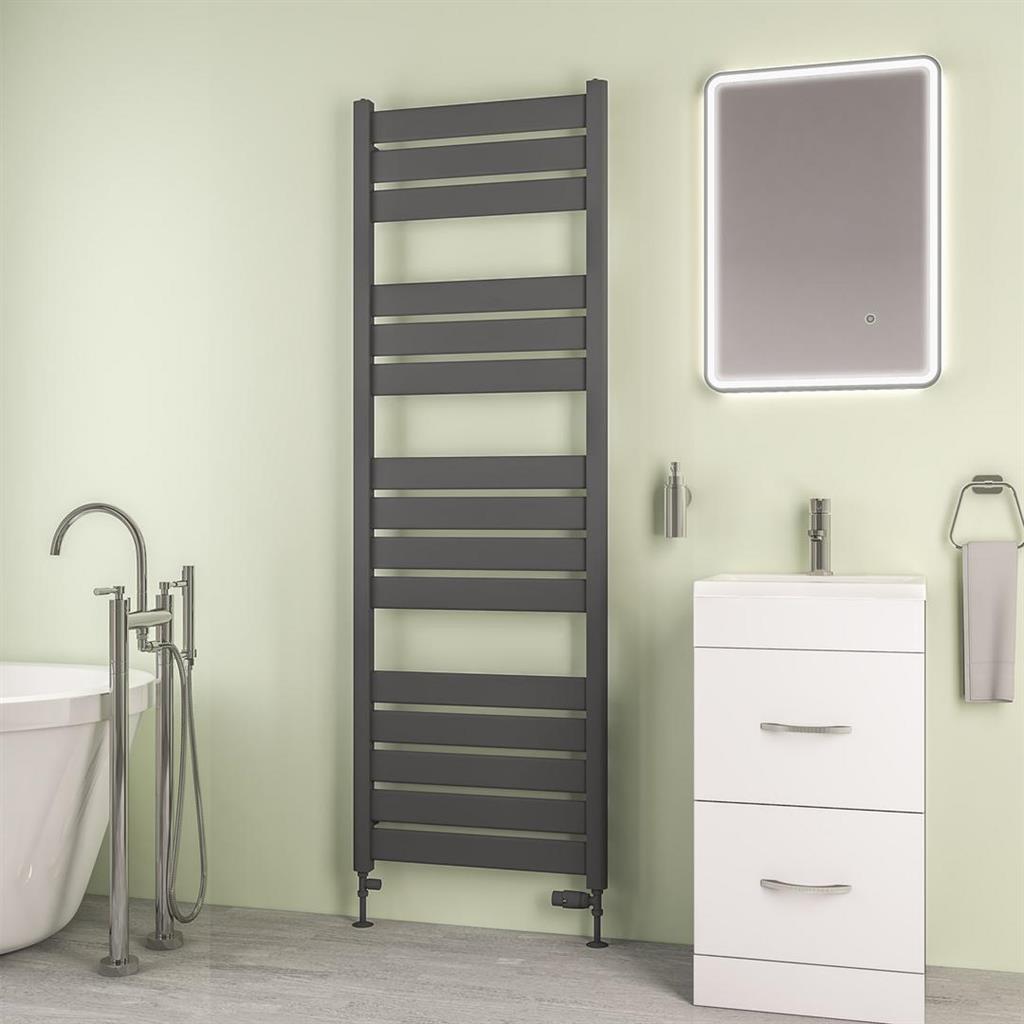 Santero 1800 x 600mm Towel Rail Matt Anthracite