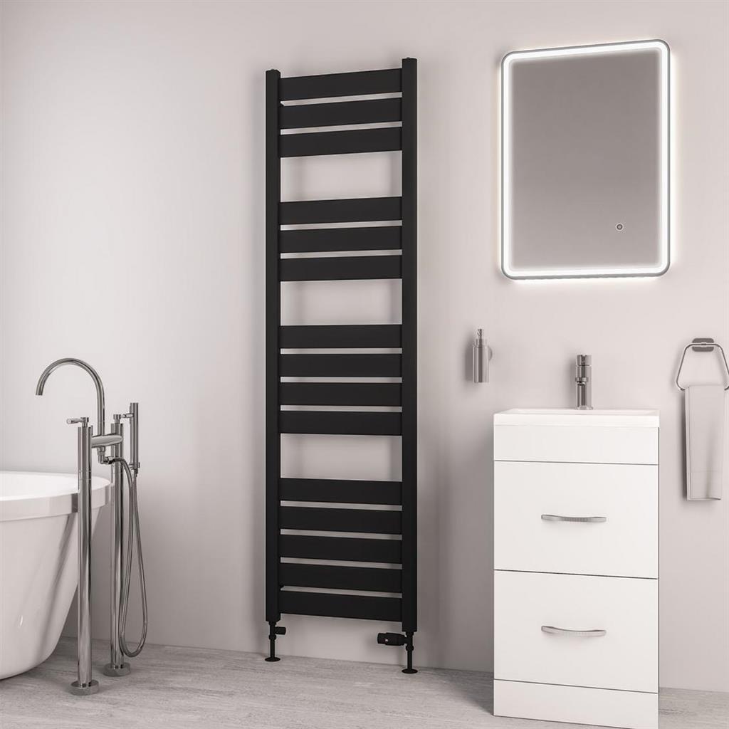 Santero 1800 x 500mm Towel Rail Matt Black