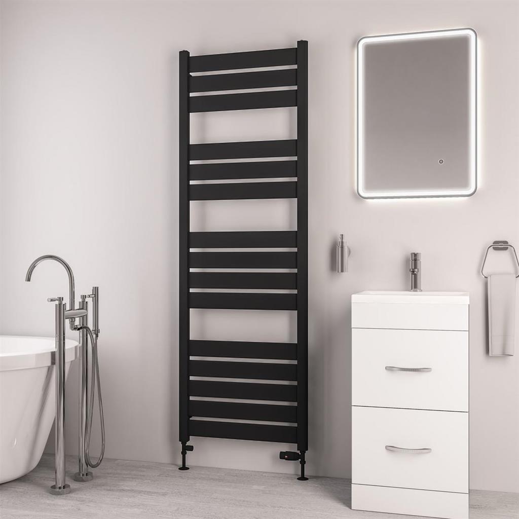 Santero 1800 x 600mm Towel Rail Matt Black