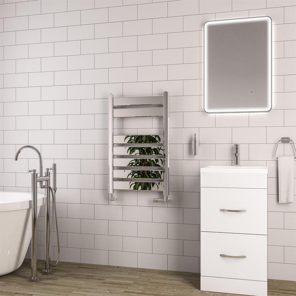 Santero 800 x 500mm Towel Rail Chrome