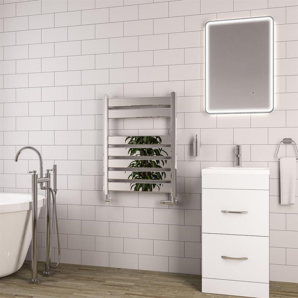 Santero 800 x 600mm Towel Rail Chrome