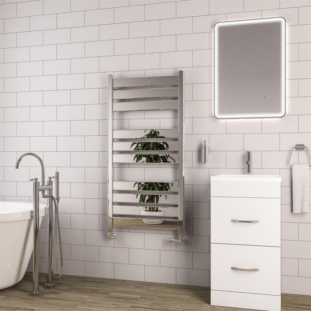 Santero 1200 x 600mm Towel Rail Chrome