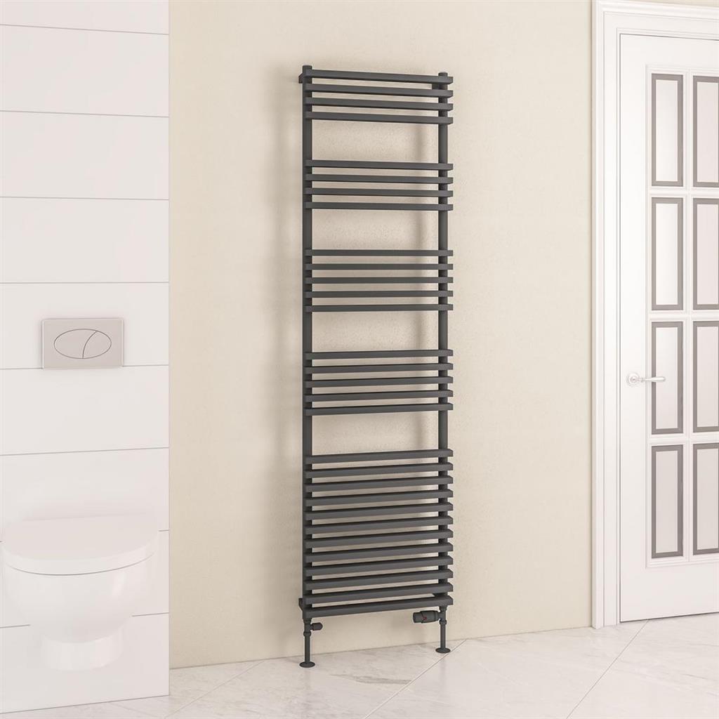 Rowsham 1800 x 500mm Towel Rail Matt Anthracite