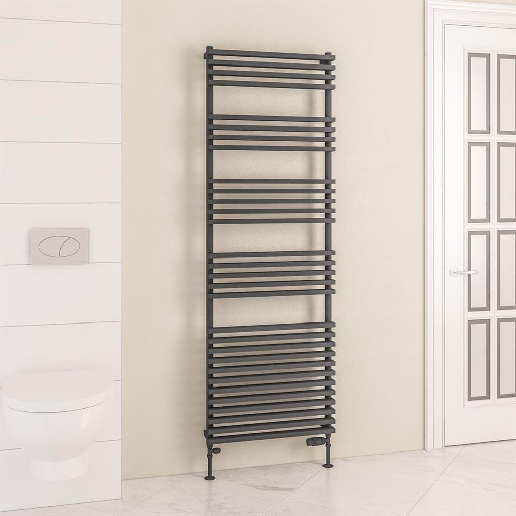 Rowsham 1800 x 600mm Towel Rail Matt Anthracite