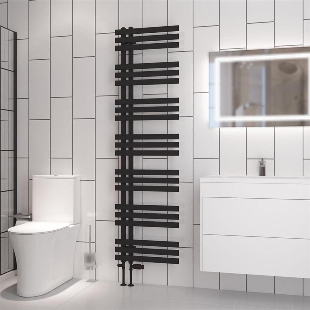 Hurley 1800 x 500 Towel Rail Matt Black