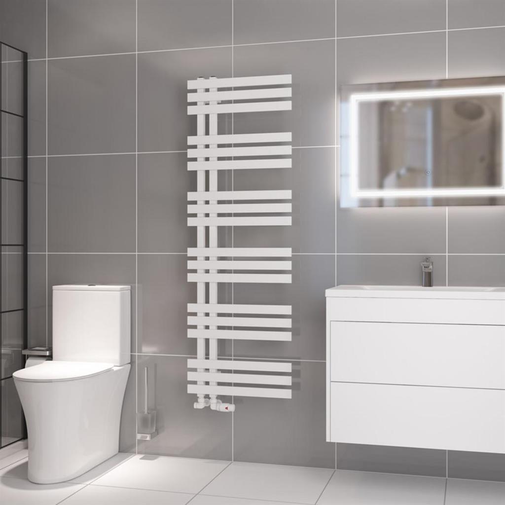 Hurley 1500 x 500 Towel Rail Matt White