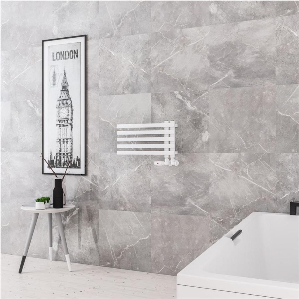 Reinbach 290 x 500mm Towel Rail Matt White