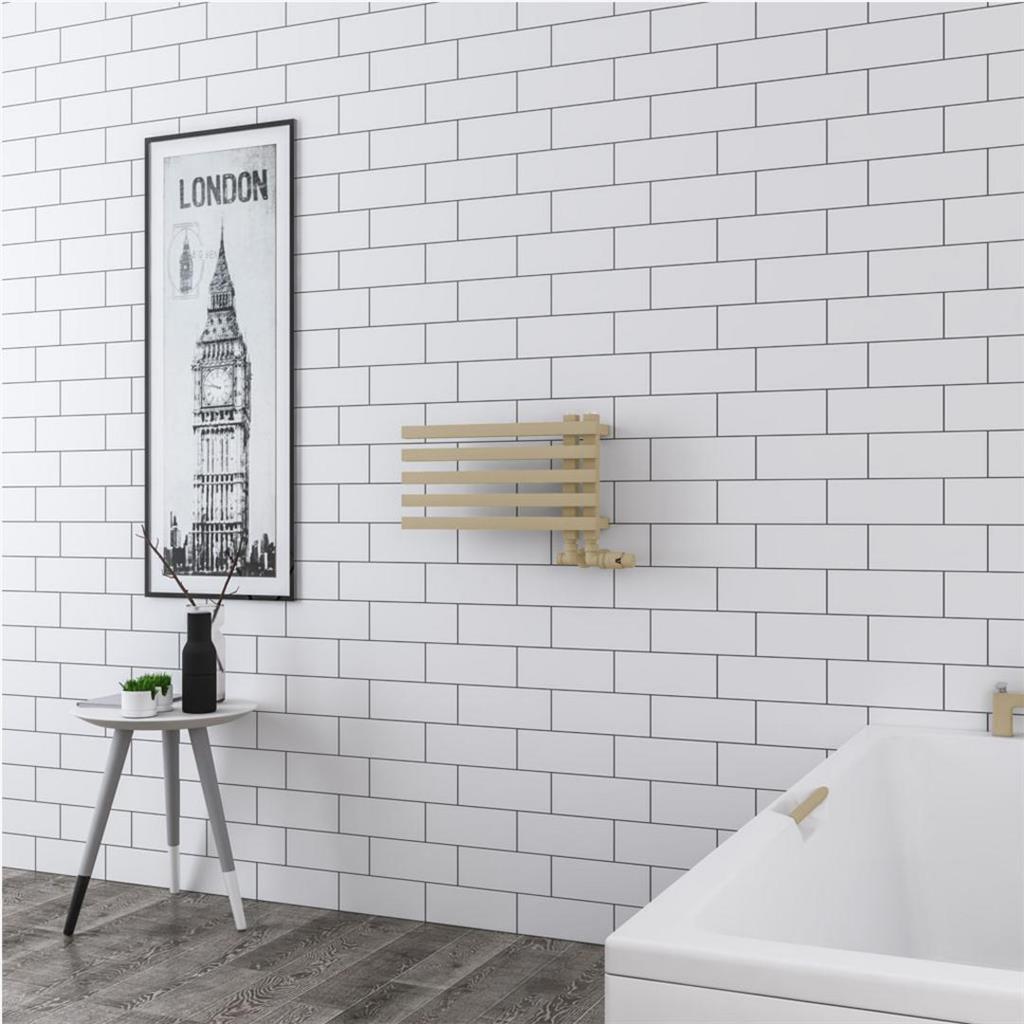 Reinbach 290 x 500mm Towel Rail Matt Cappuccino