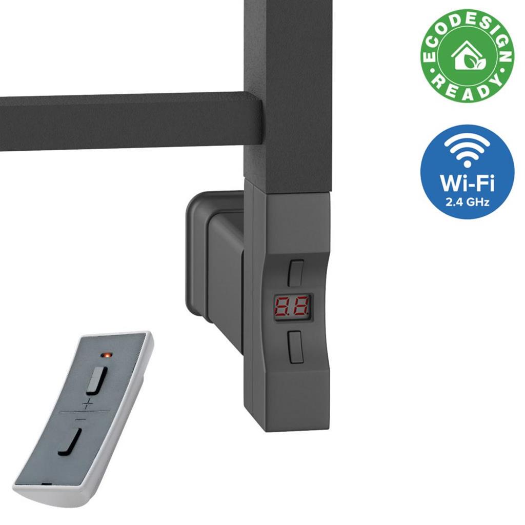 Type F Element Wi-Fi with Square Cap 1200W Matt Anthracite