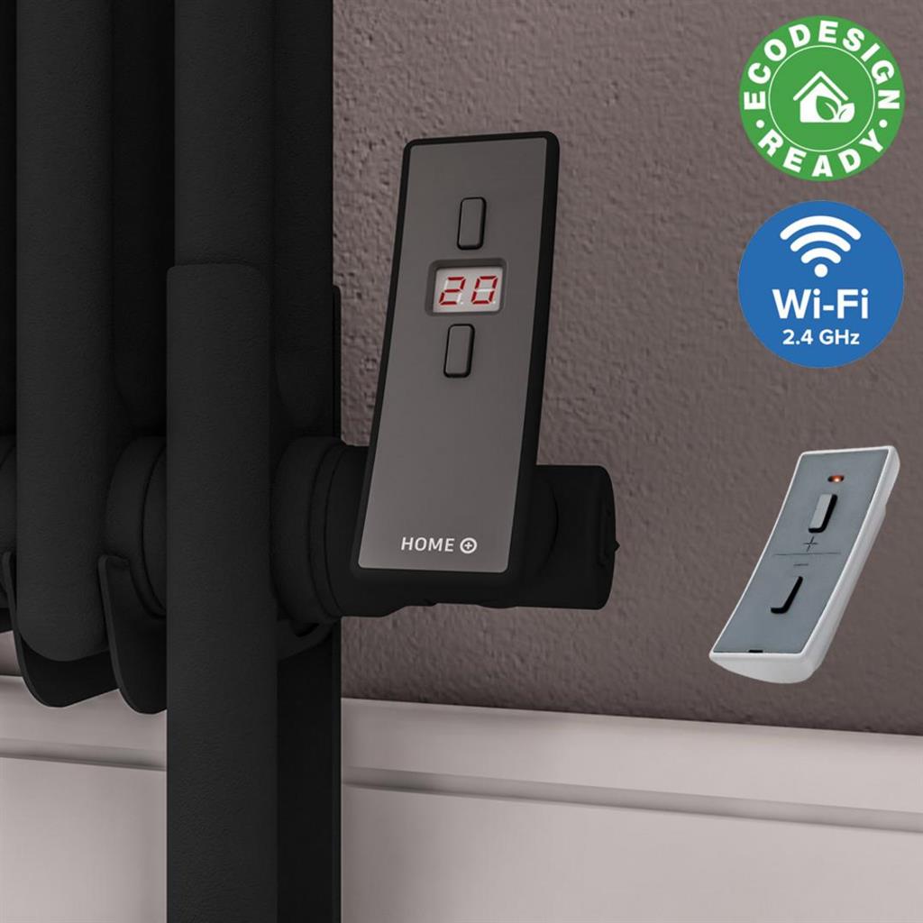 Type H Element Wi-Fi Horizontal 600 W Matt Black