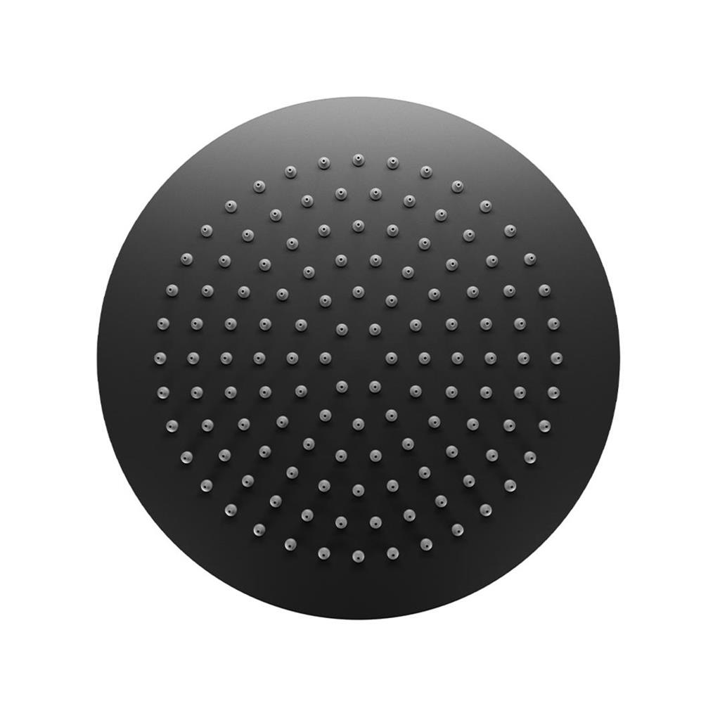 8" (200mm) Round Shower Head - Matt Smooth Black