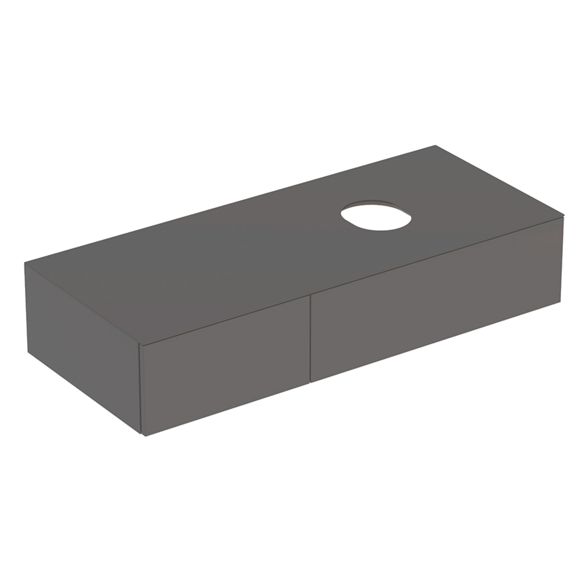 Veriform Cabinet With Two Drawers 1200mm - Lava