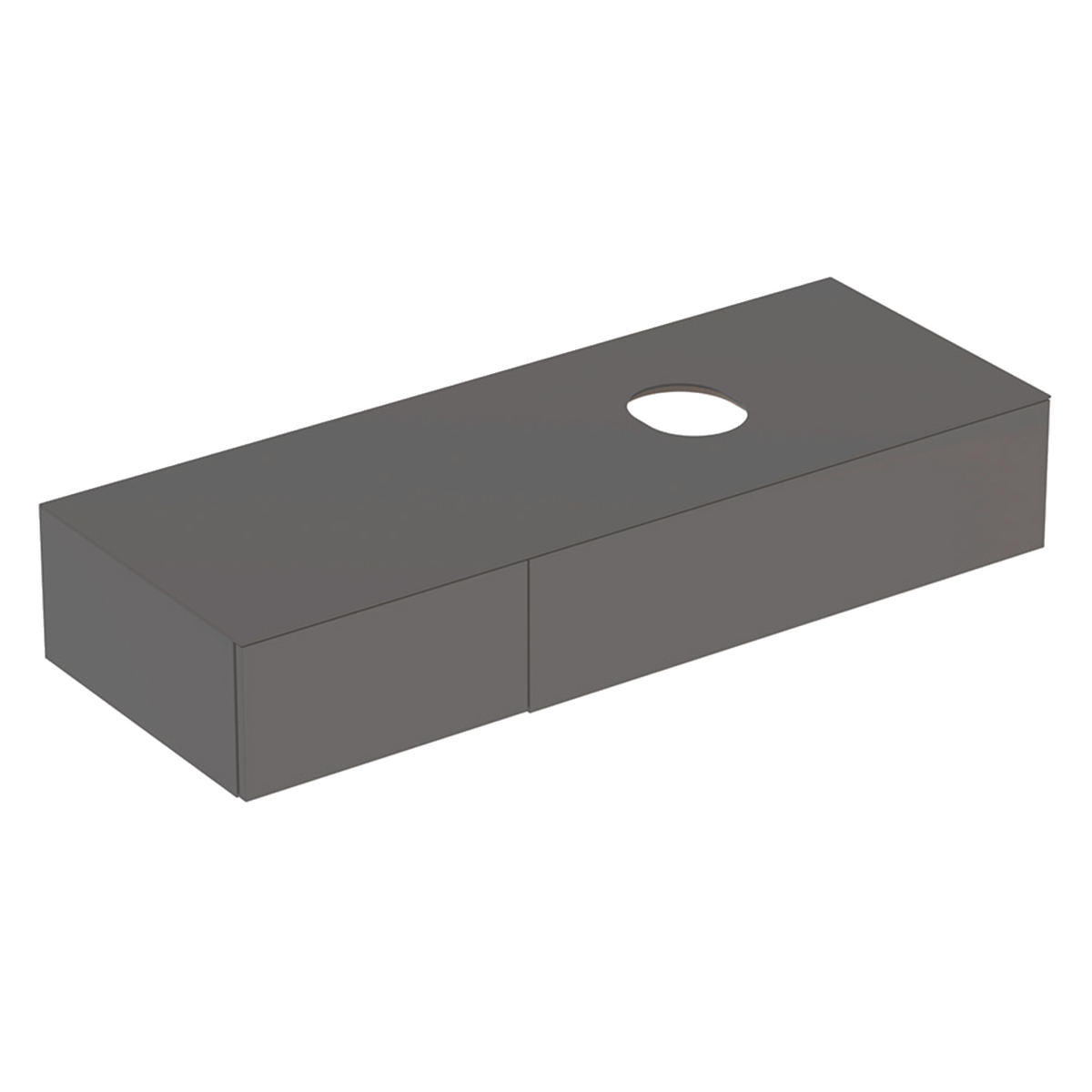 Veriform Cabinet With two Drawers 1350mm - Lava