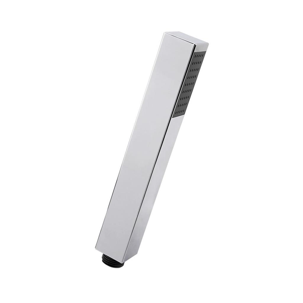 Minimalist Type 10 Square Shower Handset with Full Spray Function - Chrome