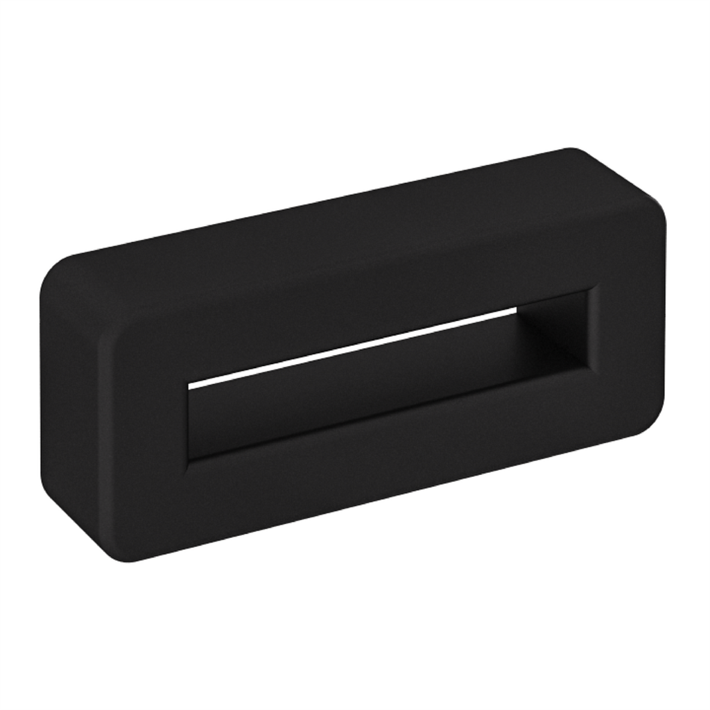 Rectangular Overflow - Matt Black