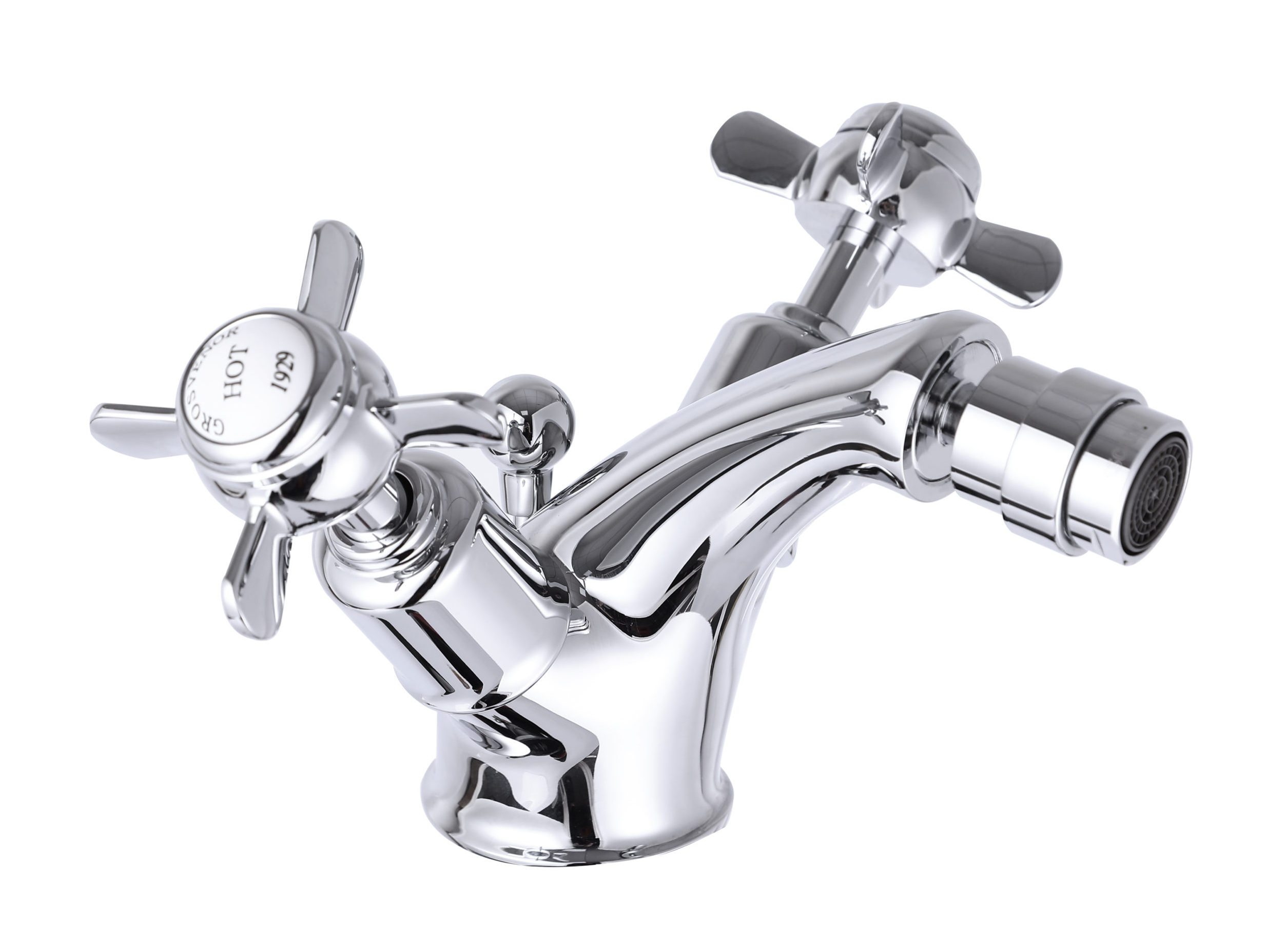 JTP - Grosvenor Pinch Bidet mixer with pop up waste