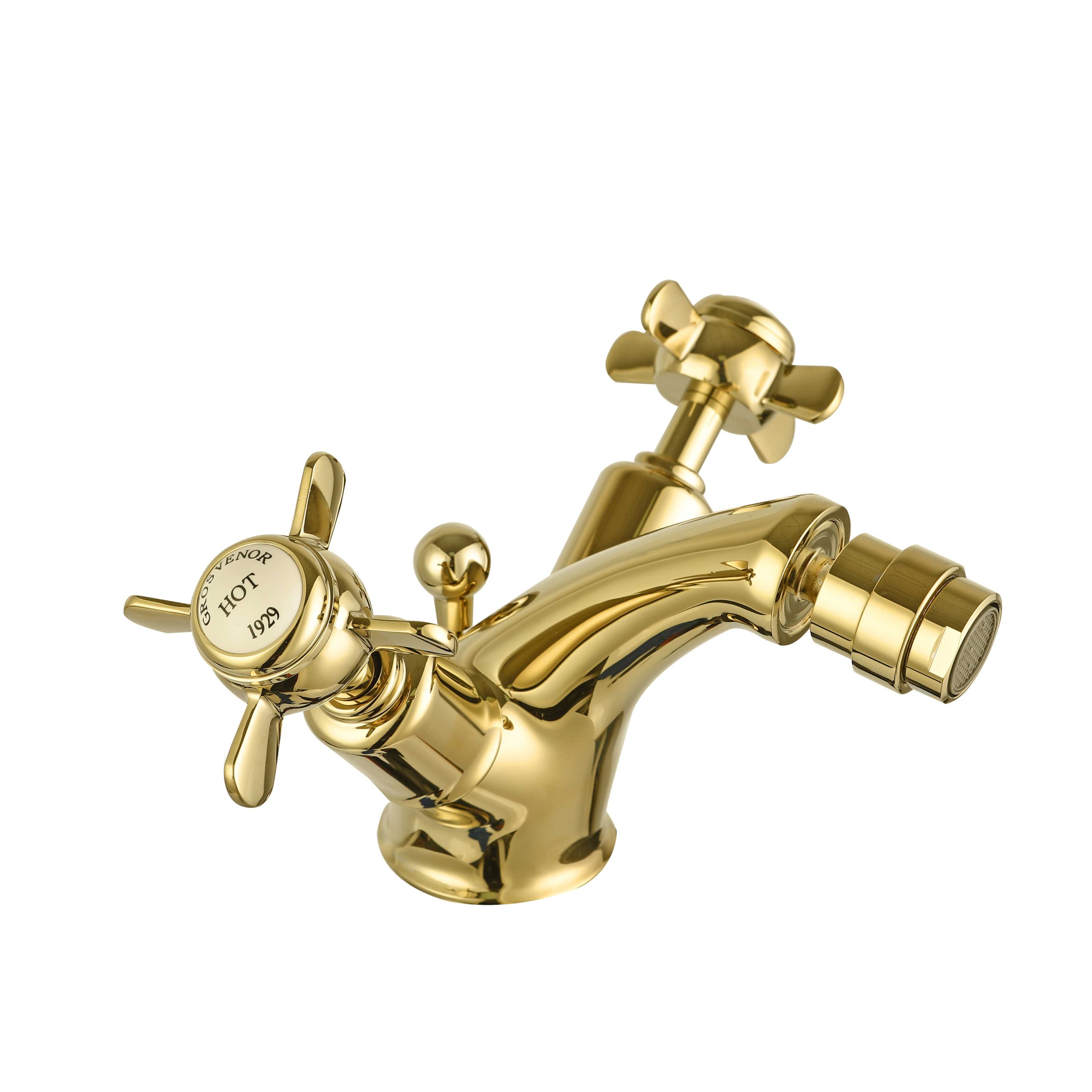 JTP - Grosvenor Pinch Bidet mixer with pop up waste