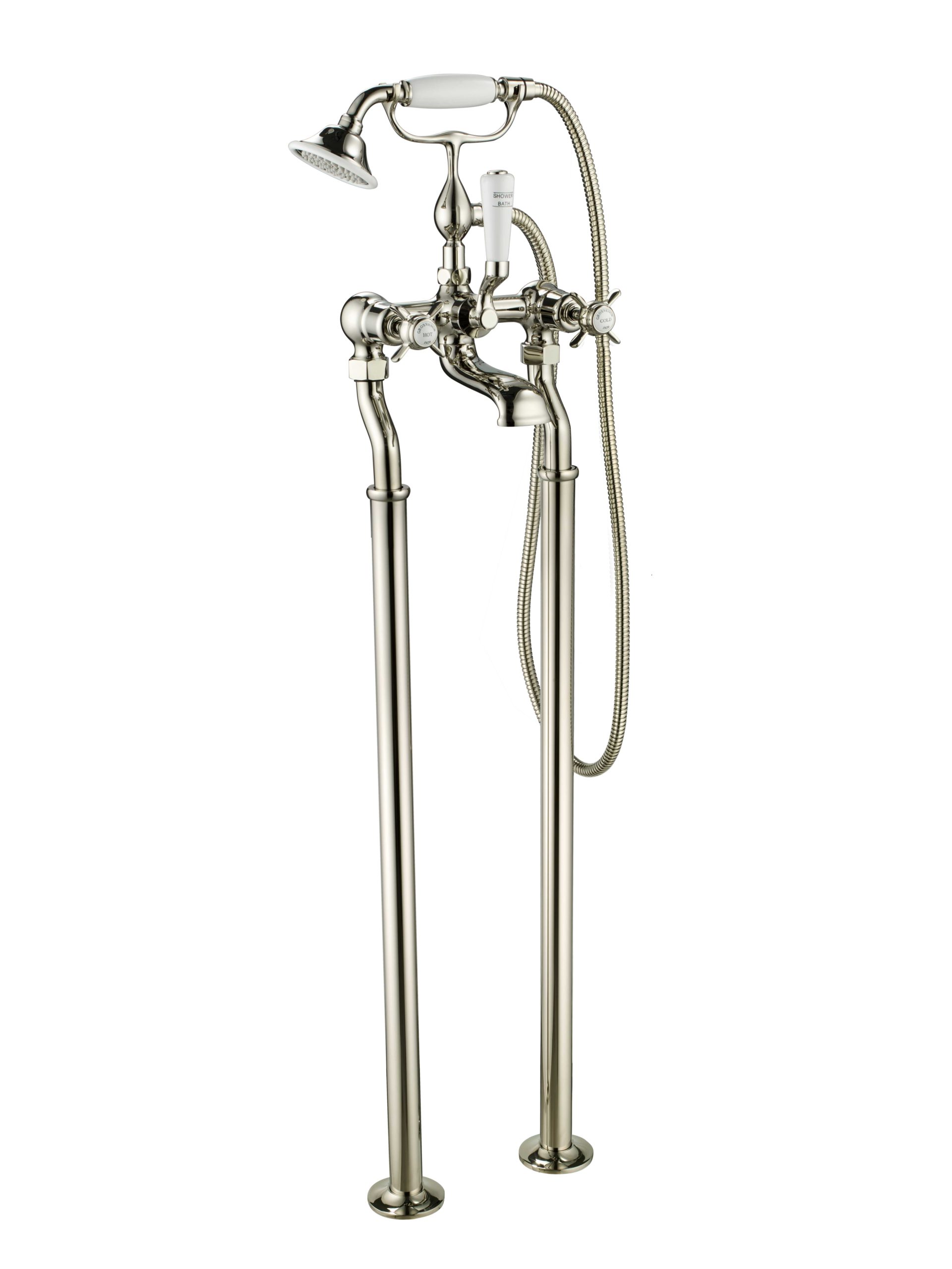 JTP - Grosvenor Freestanding Bath Shower Mixer With Kit