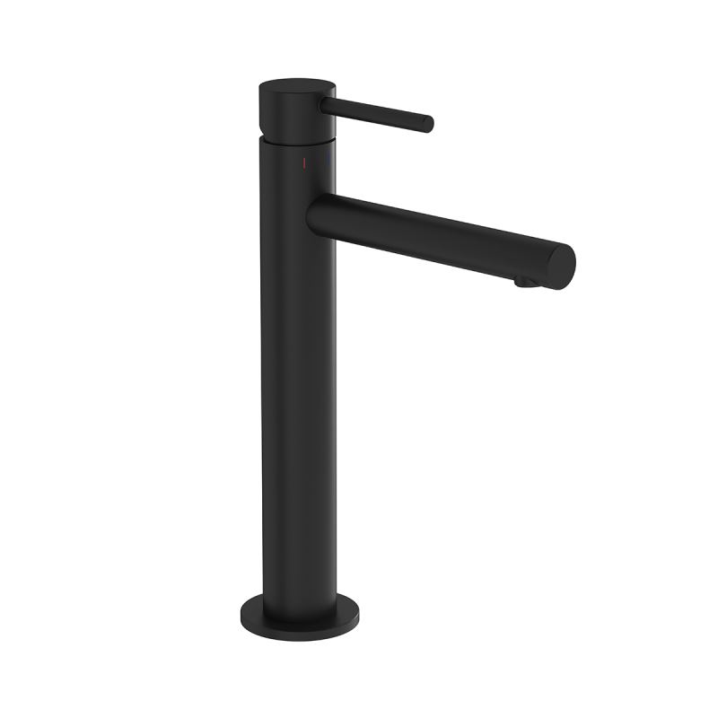 Origin Tall Basin Mixer for Bowls Matt Black