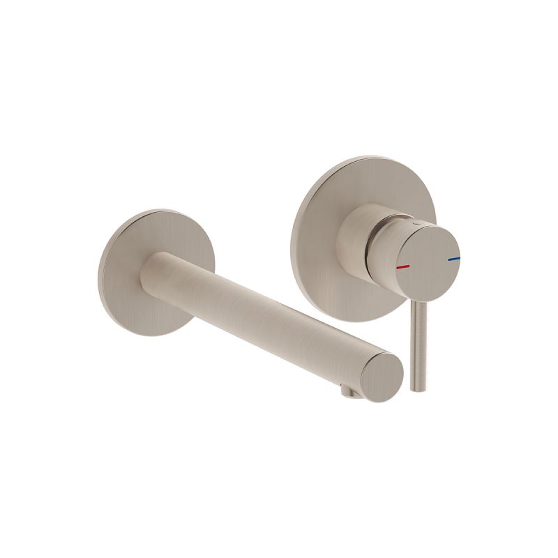 Origin Built-In Basin Mixer Brushed Nickel