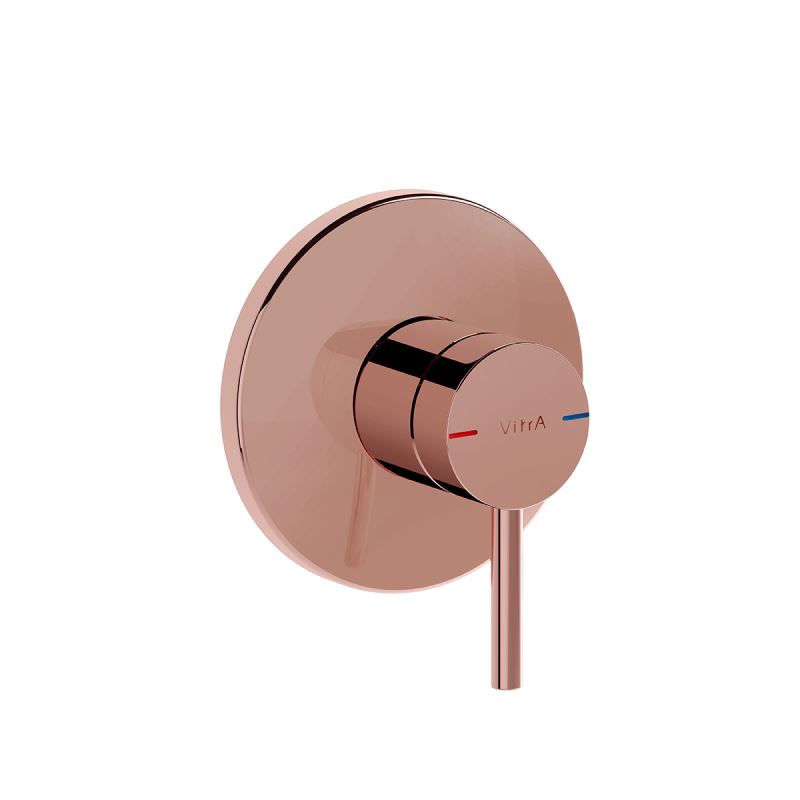 Origin Built-In Shower Mixer Polished Copper, Built-in shower mixer, 1-way