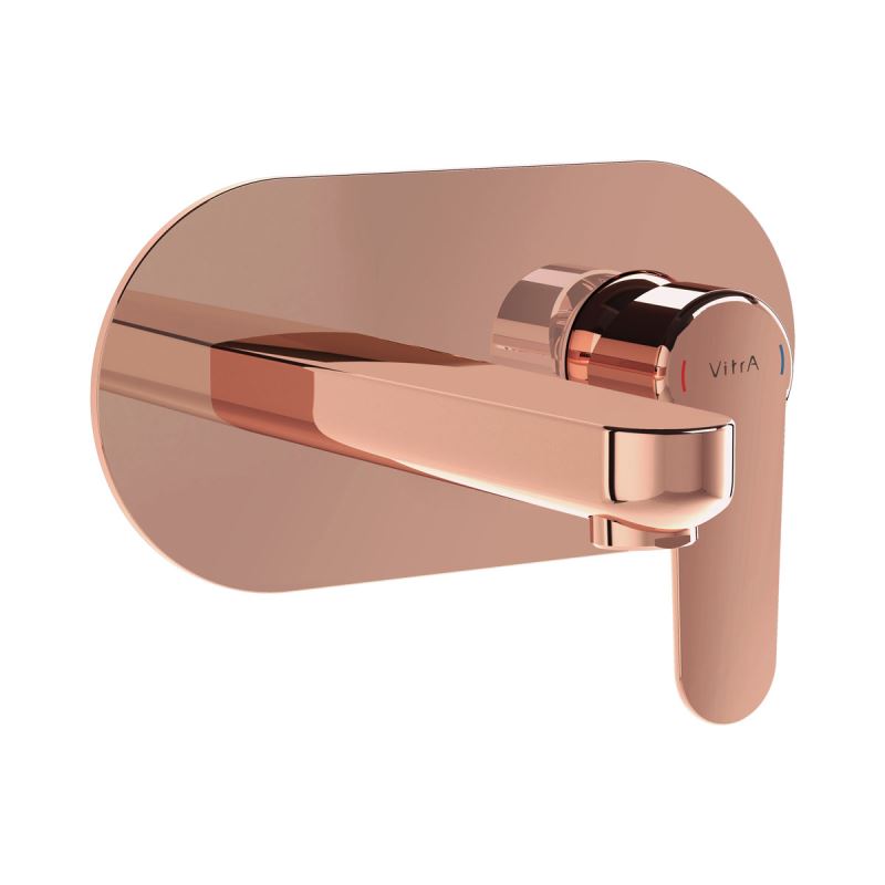 Root Round Built-in Basin Mixer Copper, Built-in basin mixer, round
