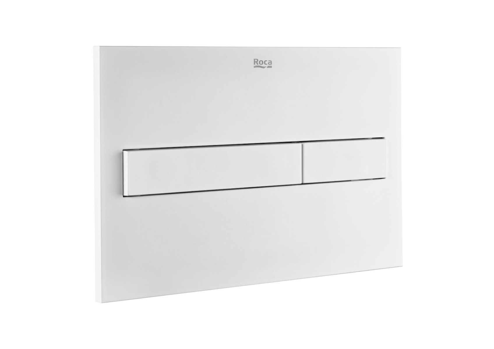 PL7 (DUPLO ONE) - Dual flush operating plate for concealed cistern - Matt White