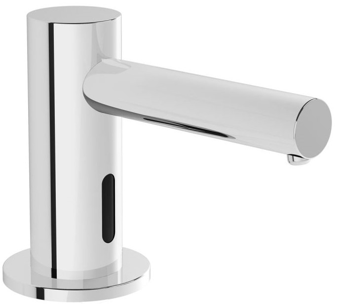 Touch Free Soap Dispenser, Counter top (battery) Short Chrome,