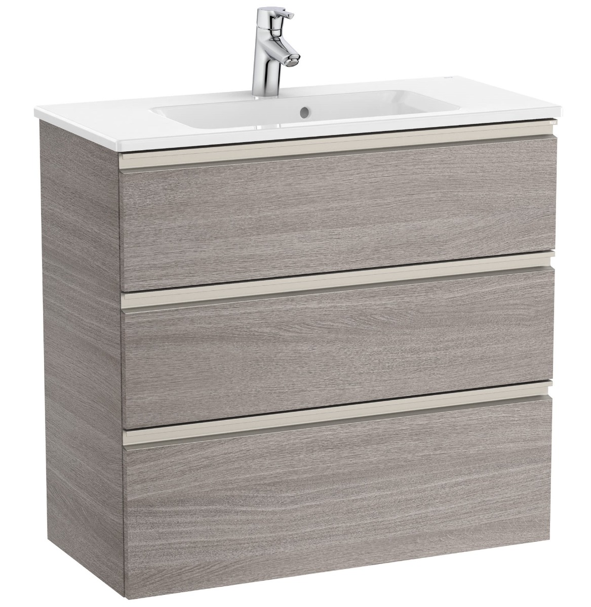 Unik (compact base unit with three drawers and basin)