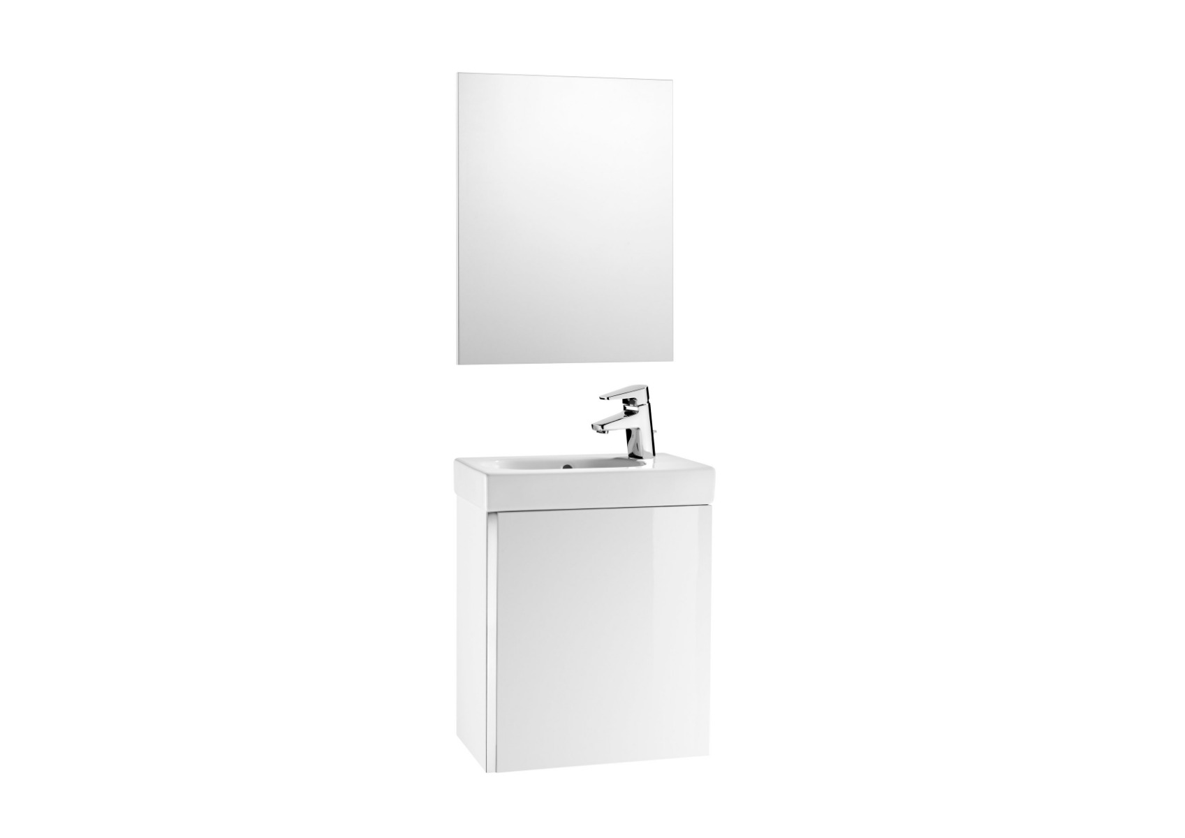 Set of four optional legs - Aluminium finish 75 x 75 x 110 mm