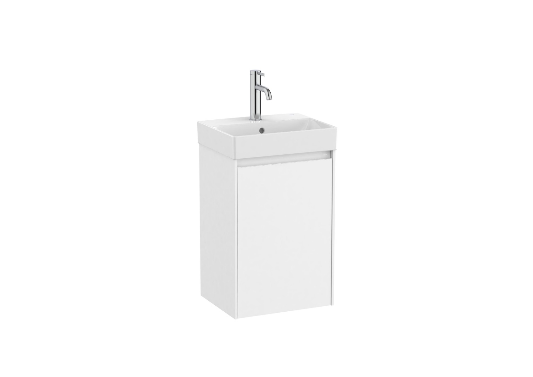 Ona Unik 400mm (compact base unit with one door and basin) - Matt White