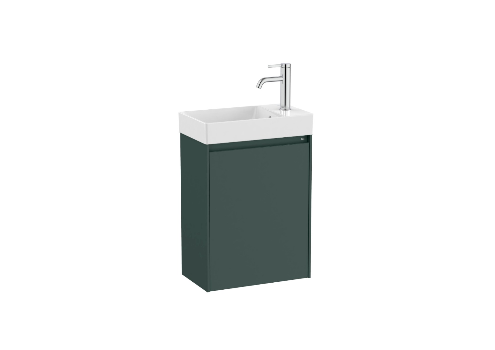 Ona Unik 450mm (compact base unit with one door and basin) - Matt Green