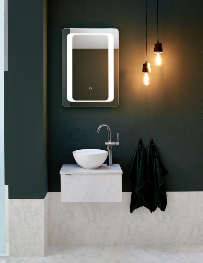 Series 6915 Vanity Unit 510mm & Mirror - White