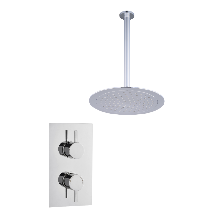 Echi Round Concealed Cealing Kit Chrome