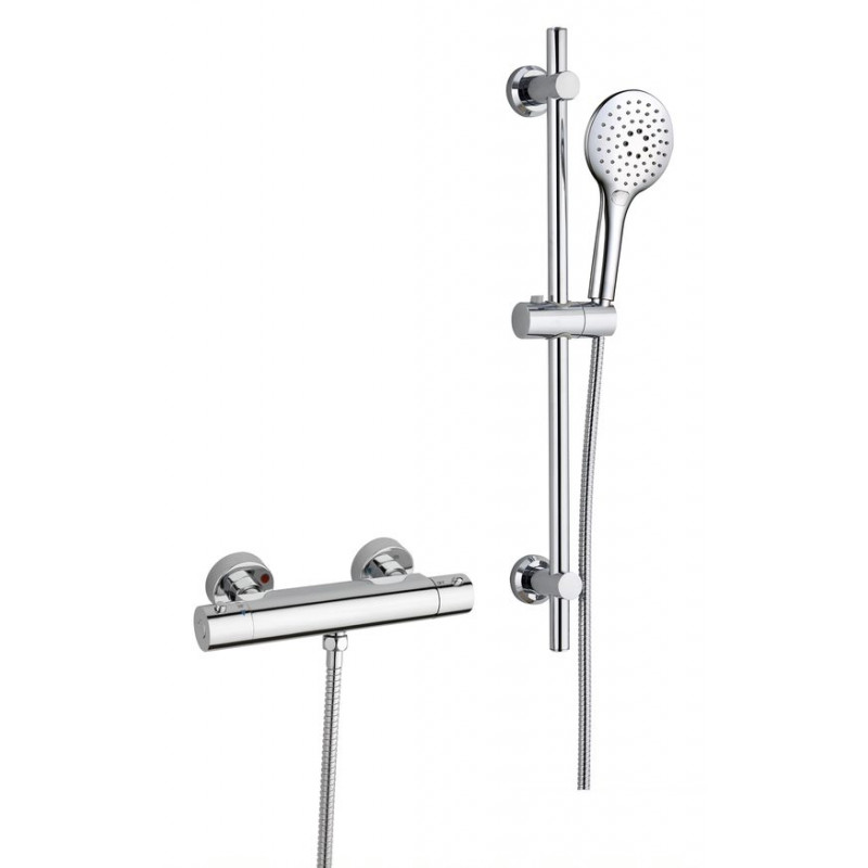 Bruma Exposed Cool Touch Bar Valve & Riser Set Chrome