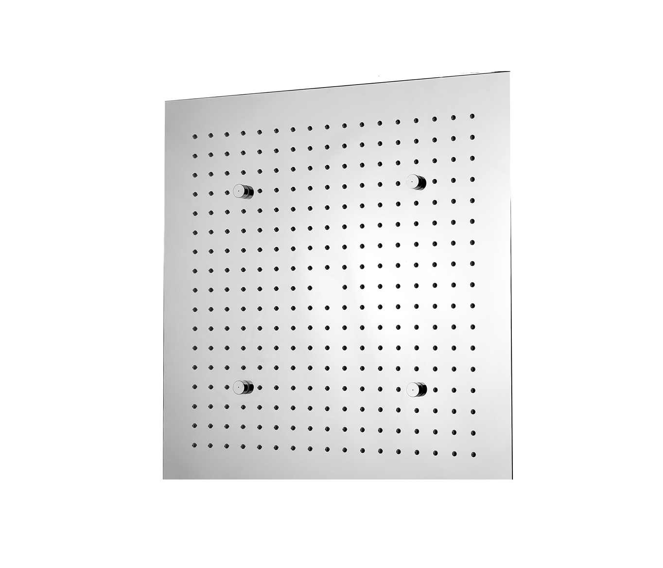 Aquamist square overhead shower with mist function