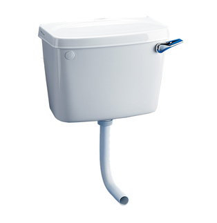 Armitage Shanks GROUP Low Level Cistern 6 Litre Single Flush Syphon Bottom Supply And Internal Overflow Chrome Lever; White